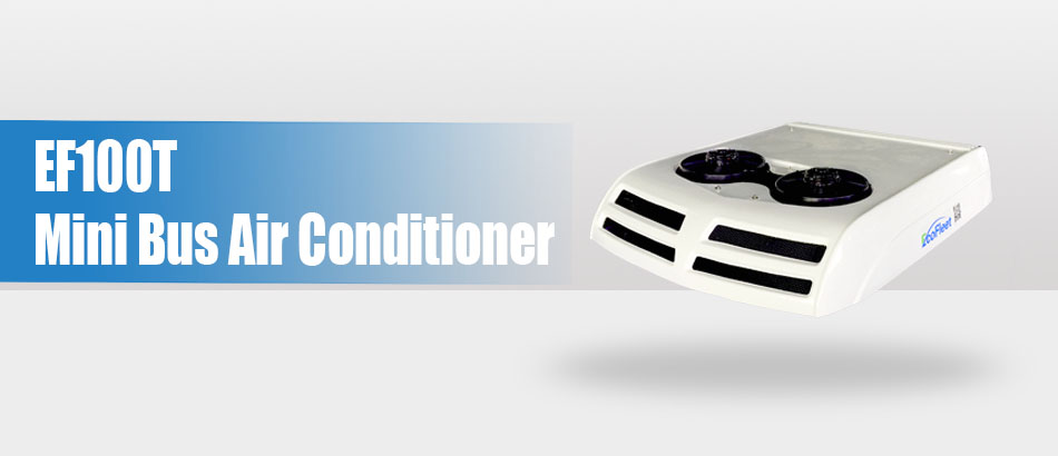 EcoFleet Release The China No.1 Battery Powered 10kw Mini Bus Air Conditioner